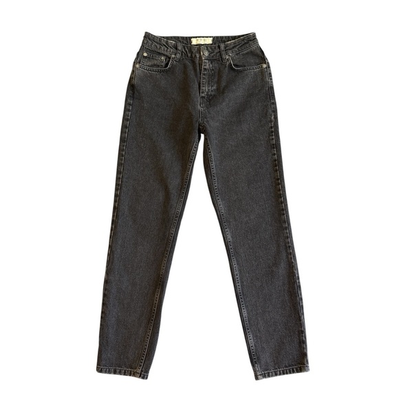 We The Free High-Waisted Tapered Leg Jeans. Black / Gray Size 26 #1684 - Picture 6 of 7